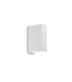 Aplique de jardín Tetris-2 Metal aluminio blanco 2 bombillas 13cm