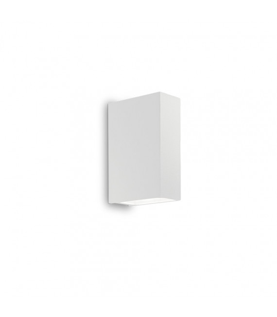 Gartenwandleuchte Tetris-2 Metall, Weißaluminium 2-flammig 13cm