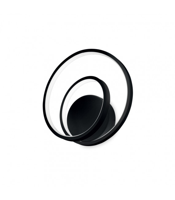 Applique LED integrata Oz Metallo, plastica Nero 1 lampadina 30cm