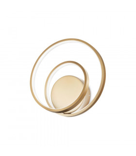 Applique LED intégré Oz Métal,plastique Or 1 ampoule 30cm