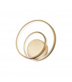 Integrated LED wall light Oz Metal, plastic Gold 1 bulb 30cm