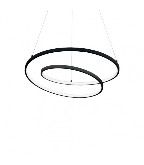 Suspension LED intégré Oz 1 ampoule Métal,plastique Noir