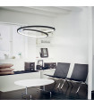 Suspension LED intégré Oz 1 ampoule Métal,plastique Noir