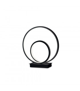 Lampada LED integrata Oz Metallo, plastica Nero 1 lampadina 31cm