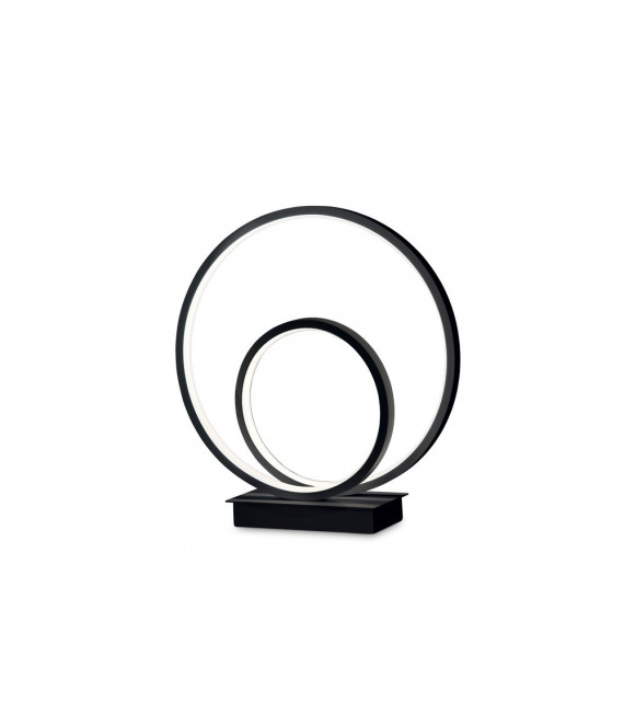Integrierte LED-Lampe Oz Metall, Kunststoff Schwarz 1 Glühbirne 31cm