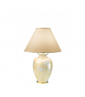 GIARDINO Tischlampe 24 Karat Gold 1 Glühbirne