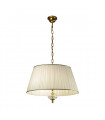 Suspension classique ASCOT laiton antique 2 ampoules