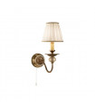 Applique murale classique ASCOT laiton antique 1 ampoule