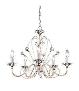 Lampadario ROSSANA Champagne / Oro 5 lampadine