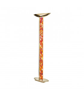 Design Stehleuchte DELPHI Gold 24 Karat 2 Glühbirnen
