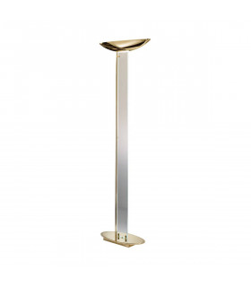 Design Stehleuchte DELPHI Gold 24 Karat 2 Glühbirnen
