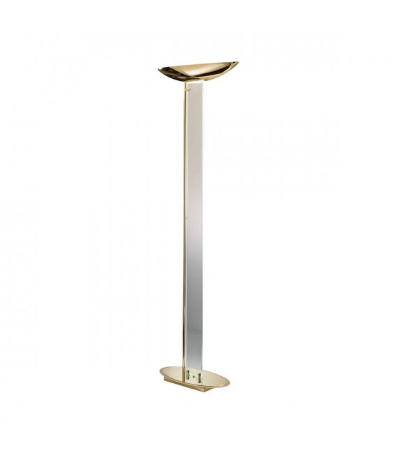 Lampada da terra design DELPHI Gold 24 carati 2 lampadine