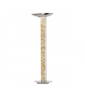 Lampadaire design DELPHI chrome 2 ampoules
