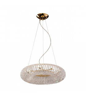 Ciondolo design CARLA in oro 24 carati 5 lampadine