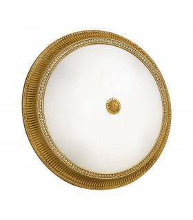Plafonnier classique MILORD or Français 4 ampoules