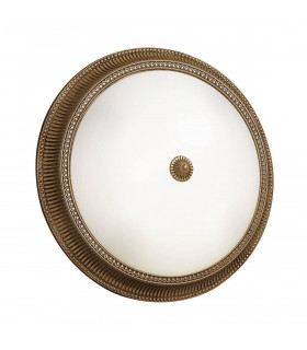 Plafoniera classica MILORD in ottone antico 4 lampadine