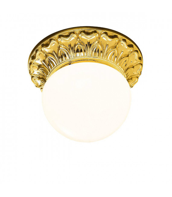 Plafoniera classica MILADY 24 carati oro 1 lampadina