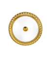 Plafonnier classique MILADY Or 24 Carats 3 ampoules