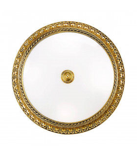 Plafonnier classique MILADY or Français 4 ampoules