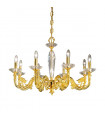 Chandelier classique CONTARINI Or 24 Carats 8 ampoules