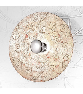 Aplique de diseño LUNA cromo 1 bombilla
