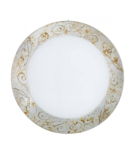 Plafoniera design SERENA cromata 4 lampadine