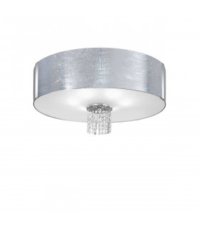 Plafonnier design EMOZIONE chrome 6 ampoules