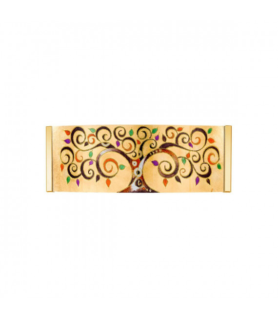 Applique di design EMOZIONE 24 carati oro 2 lampadine