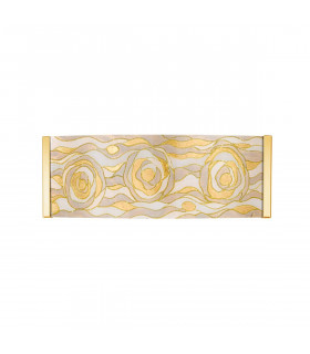 Design Wandleuchte EMOZIONE 24 Carat Gold 2 Glühbirnen