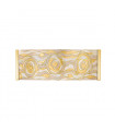 Applique murale design EMOZIONE Or 24 Carats 2 ampoules