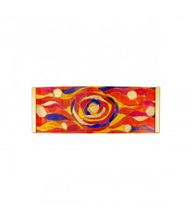 Applique murale design EMOZIONE Or 24 Carats 2 ampoules