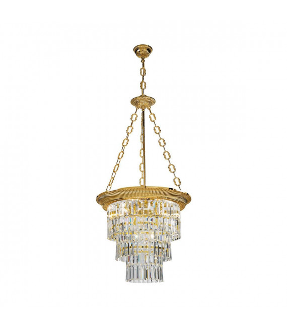 Klassischer Kronleuchter MILORD CRYSTAL French Gold 4 Glühbirnen