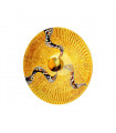 Applique murale design LUNA Or 24 Carats 1 ampoule