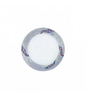 Plafonnier design SERENA chrome 2 ampoules