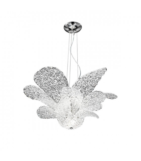 Araña de diseño NAOMI cromo 7 bombillas