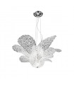 Chandelier design NAOMI chrome 7 ampoules