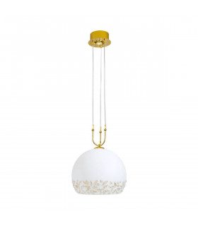 Design Pendelleuchte LUNA 24 Karat Gold 1 + 1 Glühbirnen