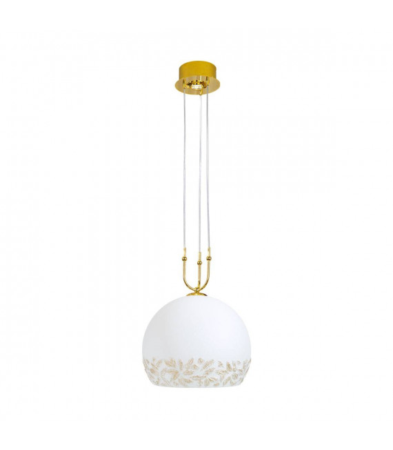 Lampada a sospensione design LUNA 24 carati in oro 1 + 1 lampadine