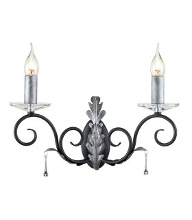 Lampada da parete Amarilli, bronzo / oro, 2 lampadine