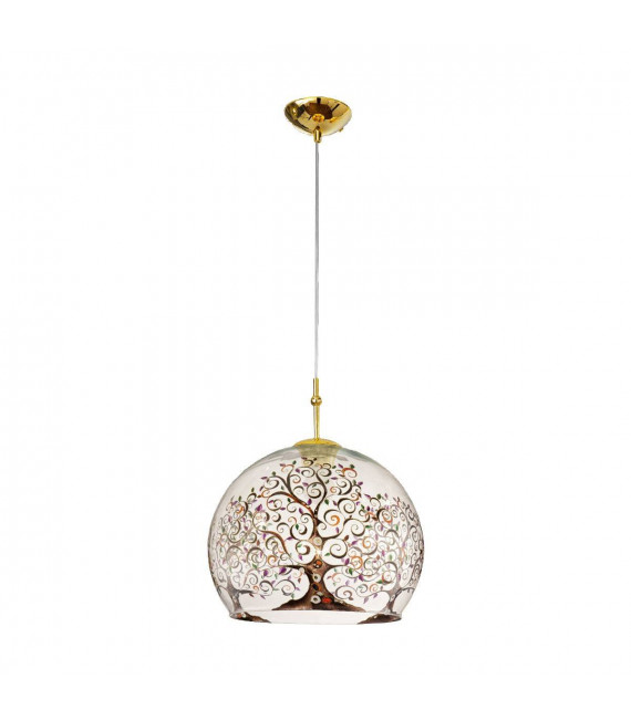 Lámpara colgante de diseño LUNA Gold 24 quilates 1 bombilla