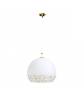 Lámpara colgante de diseño LUNA Gold 24 quilates 1 bombilla
