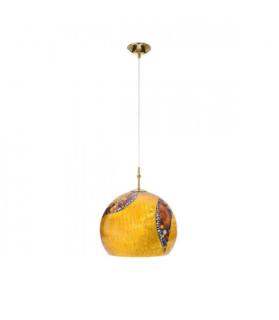 Lampada a sospensione design LUNA Gold 24 carati 1 lampadina
