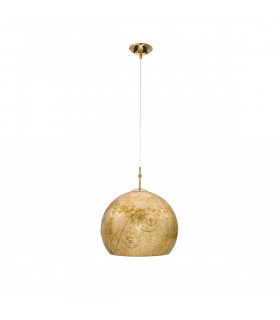 Lámpara colgante de diseño LUNA Gold 24 quilates 1 bombilla