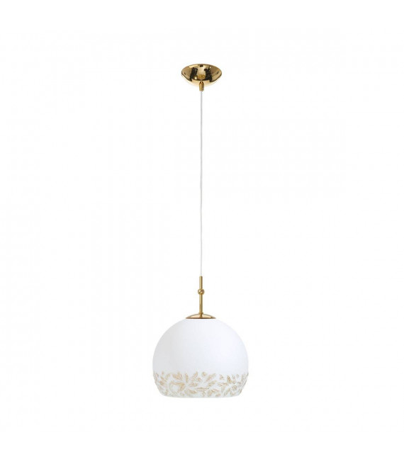 Design Pendelleuchte LUNA Gold 24 Karat 1 Glühbirne