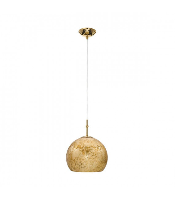 Lampada a sospensione design LUNA Gold 24 carati 1 lampadina