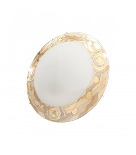 Plafoniera design SERENA Gold 24 carati 2 lampadine