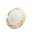 Plafonnier design SERENA Or 24 Carats 2 ampoules