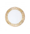 Plafonnier design SERENA Or 24 Carats 3 ampoules