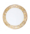 Plafonnier design SERENA Or 24 Carats 4 ampoules