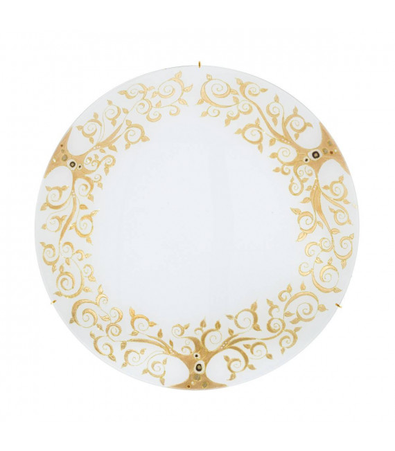 Plafón de diseño SERENA 24K Gold 3 bombillas
